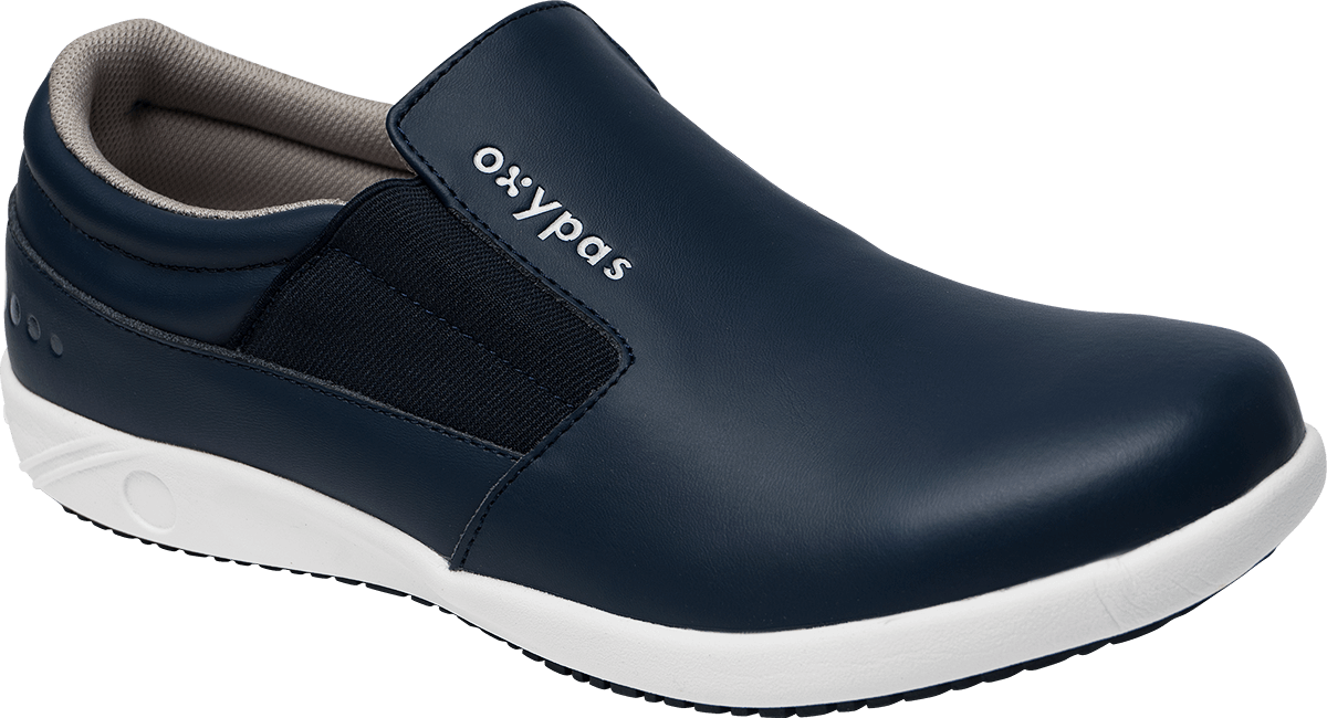 Туфли OXYPAS™ ROY (РОЙ), мужские, кожаные ЭВА/резина (т. синий/NAV)